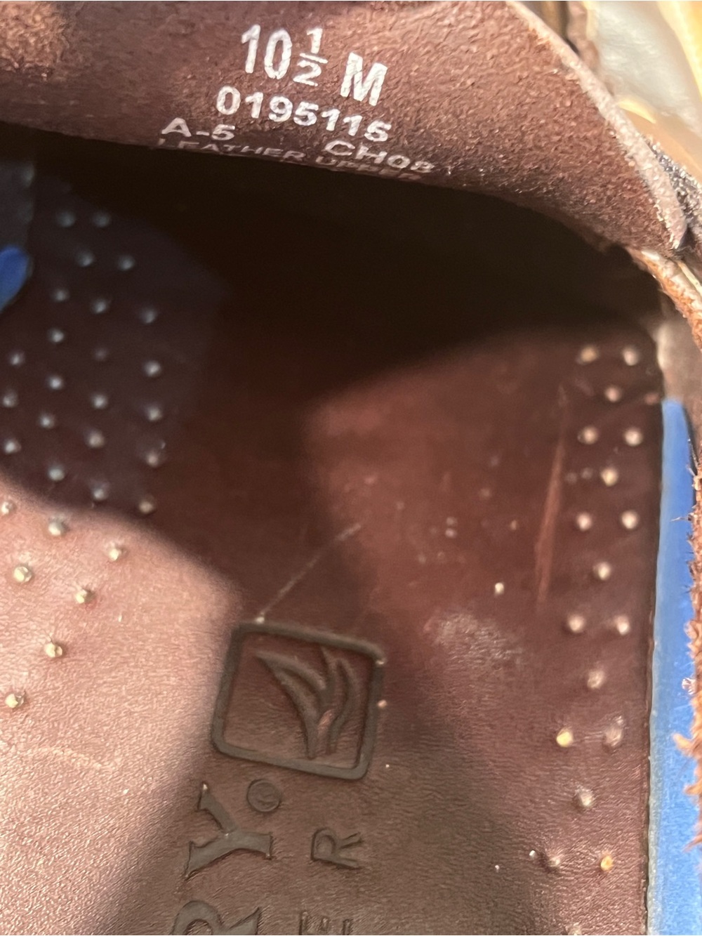 Sperry Brown Leather Boat Shoes with Tan Laces - Picture 7 of 7